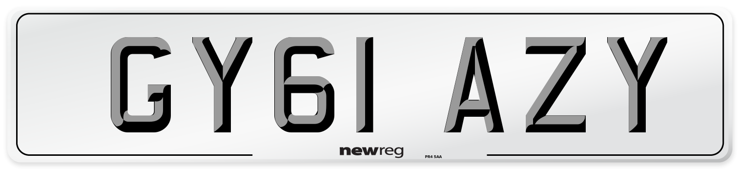 GY61 AZY Number Plate from New Reg